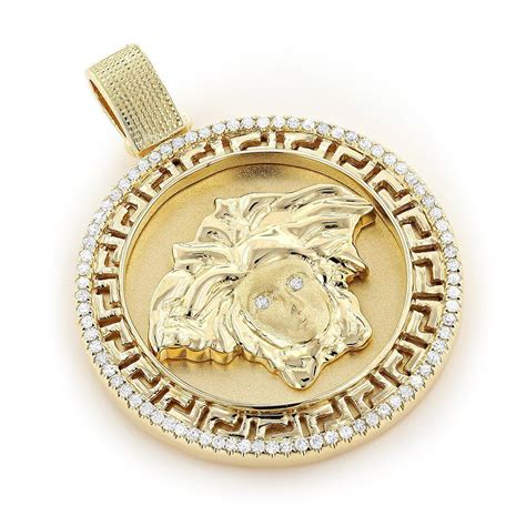 10k gold versace pendant for sale 